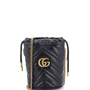 Gucci Gg Marmont Bucket Bag Matelasse #220206G10B